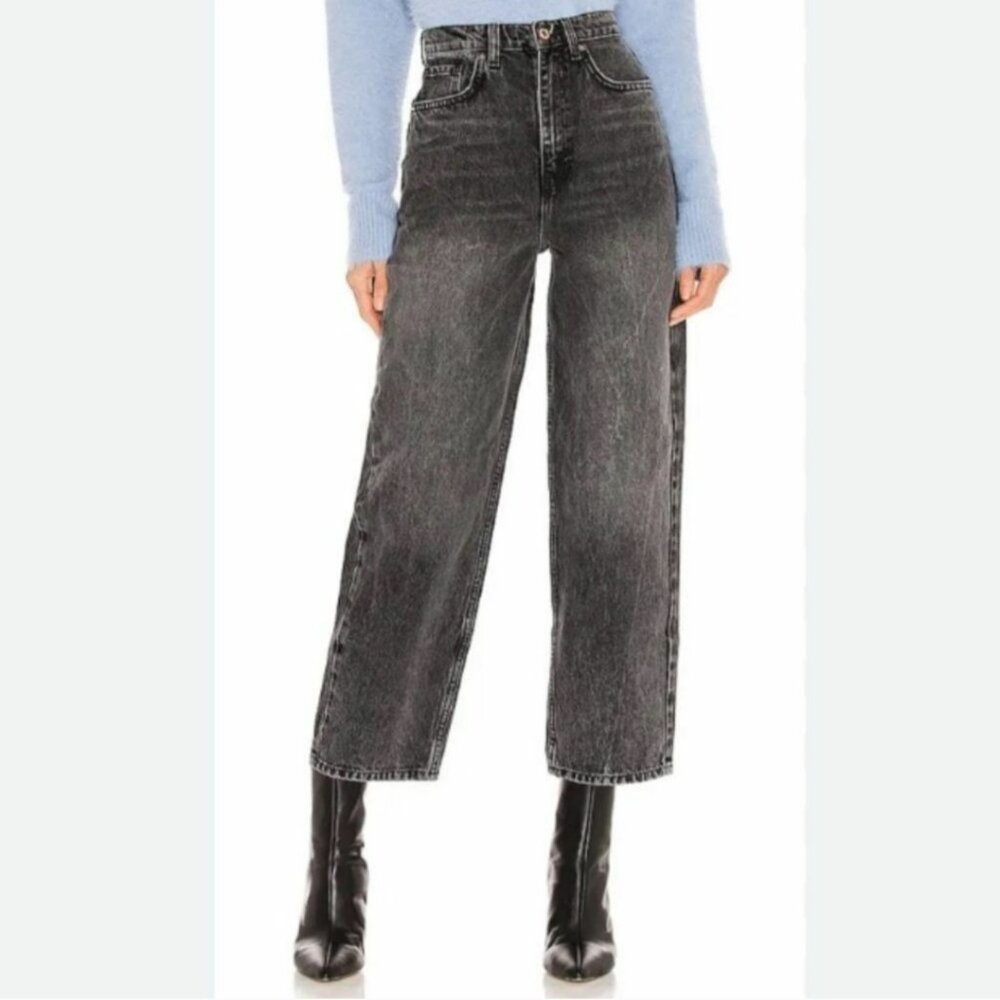 We The Free by Free people Women's Frank Dad Straight Ankle Jeans Size US 26